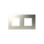 Frame 2-gang / 2+2-modules - Niessen logo - S - Nickel thumbnail 1