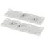 AP-45 Blanking plate for 45 MM cut-outs, lockable, 2 x 10 SU, white thumbnail 3
