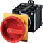 T3-5-8346/V/SVB Main switch, T3, 32 A, rear mounting, 5 contact unit(s), 10-pole, Emergency switching off function, With red rotary handle and yellow locking ring thumbnail 3