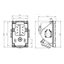 Fixed socket COMBO-POL 32A 4P 6h IP44 thumbnail 2