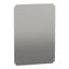 Plain mounting plate H700xW500mm made of galvanised sheet steel thumbnail 1