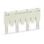 Ready-made push-in type jumper bar;insulated;3-way (1-3-5);light gray thumbnail 2