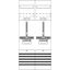 DF27P2 Meter panel, Field width: 2, Rows: 0, 1050 mm x 500 mm x 160 mm, IP2XC thumbnail 17