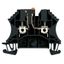 Test-disconnect terminal, Screw connection, dark beige, 4 mm², 32 A, 400 V, Number of connections: 2, Number of levels: 1 thumbnail 1