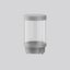 LUPALO POLLER, 36 W, 3900 lm, 730, silver, DALI Bollards, D 187 H 243 thumbnail 1