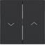 Double seesaw, with single arrow symbol print, A.x/C.x, matte night black thumbnail 1