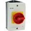 P1-25/I2-SI/HI11 Safety switch, P1, 25 A, 3 pole, 1 N/O, 1 N/C, Emergency switching off function, With red rotary handle and yellow locking ring, Lockable in position thumbnail 11