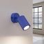 Wall lamp KARBON ultramarine with a switch thumbnail 2