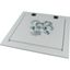 XSPTA1208 Top plate, for arc protection, for WxD=1200x800mm, IP40, grey thumbnail 4