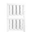 SlimFix X, Conductor and cable markers, 7 - 40 mm, 40 x 13.62 mm, white thumbnail 1