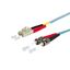 OpDAT patch cord LC-D/2xST OM3, 15.0 m thumbnail 1