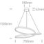 BRASS PENDANT LED 40W WW IP20 230V thumbnail 2