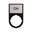 Label Plate with Label 30x50 : ON thumbnail 2