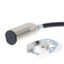 Proximity sensor, inductive, brass-nickel, M18, shielded, 11 mm, NC, 2 E2E 8392F thumbnail 1