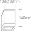 GREY SQUARE CEIL PAR30 20W IP54 thumbnail 4