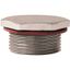 Plug Hexagonal with O-ring ATEX EXD Nickel Plated Brass M32 Metallic R thumbnail 1