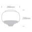 CEILING LIGHT COPPER 4x9W G9 100-240V thumbnail 2