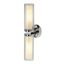 Wall light, WL 106, chrome, double-glass, 2xE14, max. 2x40W, IP44 thumbnail 1