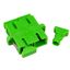 FO Coupler SC/APC-Duplex,Plastic,Singlemode,zirc,fl,greenECO thumbnail 3