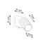 WALL Sconce LAMP WITH MOVABLE REFLECTOR, KARBON ORCHA FAMILY RED GU10 thumbnail 8