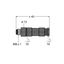 Field-Wireable Connector Male Connector M8 × 1/Ø 8 mm, Straight   BS5141-0 thumbnail 1