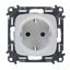 2P+E OUTLET SCHUKO SHUT AUTO TERM ALU ALLURE thumbnail 4