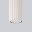 CYLINDRICAL BEIGE CEILING LAMP 40 CM CARBON VERTICAL PATTERN GU10 thumbnail 4
