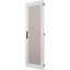 XLSD5GS1485 Section door with glass window, closed IP55, left or right-hinged, HxW = 1400 x 850mm, grey thumbnail 3