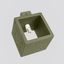 Wall lamp QUAD concrete olive green thumbnail 6