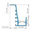 Aluminium profile TPB, L-2000mm W-46,5mm H-60mm thumbnail 2