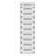 Distribution board insert KVN 60mm, 2-39K, 10-rows thumbnail 1