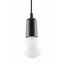 HANGING LAMP DIEGO 1 BLACK E27 1X60W IP20 thumbnail 1