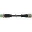 M12 Xtreme male 0° / M12 female 0° A-cod. PUR 3x0.75+1x2x0.5 bk 2m thumbnail 2