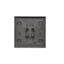 Electronic switch 4-fold, (module), Simon 24, 16A Single-pole 6 A, IP20, black matt thumbnail 2