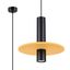 Pendant lamp PELTA 1 black/yellow thumbnail 2