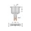 Empty component plug housing 5 mm wide 2-pole gray thumbnail 4