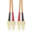 FO Patchcord Duplex SC/SC,62,5/125æm OM1, LS0H, orange, 5m thumbnail 1