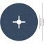 Fibre sanding disc R574, Best for Metal D= 180 mm; G= 120 thumbnail 1