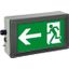 Ex-escape sign luminaires EX-LITE V-CG-S for emergency light function for zone 1/21, Pictogram: DIN 4844, Arrow: 9 Clock thumbnail 3