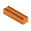 PCB plug-in connector, male header, closed side, THT solder connection, 5.08 mm, Number of poles: 40, 90°, Solder pin length (l): 3.2 mm, tinned, orange, Box thumbnail 2