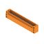 PCB plug-in connector, male header, Flange, THT solder connection, 3.50 mm, Number of poles: 38, 180°, Solder pin length (l): 3.5 mm, tinned, orange, Box thumbnail 2