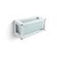 WHITE E27 12W WALL LIGHT IP54 thumbnail 2