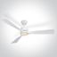 WHITE ABS ROD FAN 32W LED 22W CCTV IP54 230V thumbnail 1