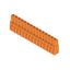 PCB plug-in connector, female header, closed side, THT solder connection, 5.08 mm, Number of poles: 15, 180°, Solder pin length (l): 3.2 mm, tinned, orange, Box thumbnail 2