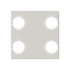 Cover plate - KNX 2/4-gang sensors - 2M - Dune thumbnail 1