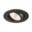NEW TRIA® UNIVERSAL 68, recessed ceiling light, 2500/3000/4000K, 38°, IP 20, round, black thumbnail 2