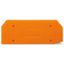 End and intermediate plate 4 mm thick orange thumbnail 1