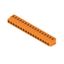 Printed circuit board terminals, 5.08 mm, Number of poles: 17, 180°, Solder pin length (l): 3.5 mm, tinned, orange, Clamping yoke connection, Clamping range, max. : 2.5 mm², Box thumbnail 6