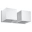 Wall lamp QUAD 2 white G9 2x40W IP20 thumbnail 1