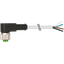 M12 female 90° A-cod. with cable TPE 4x0.34 gy 1.5m thumbnail 1